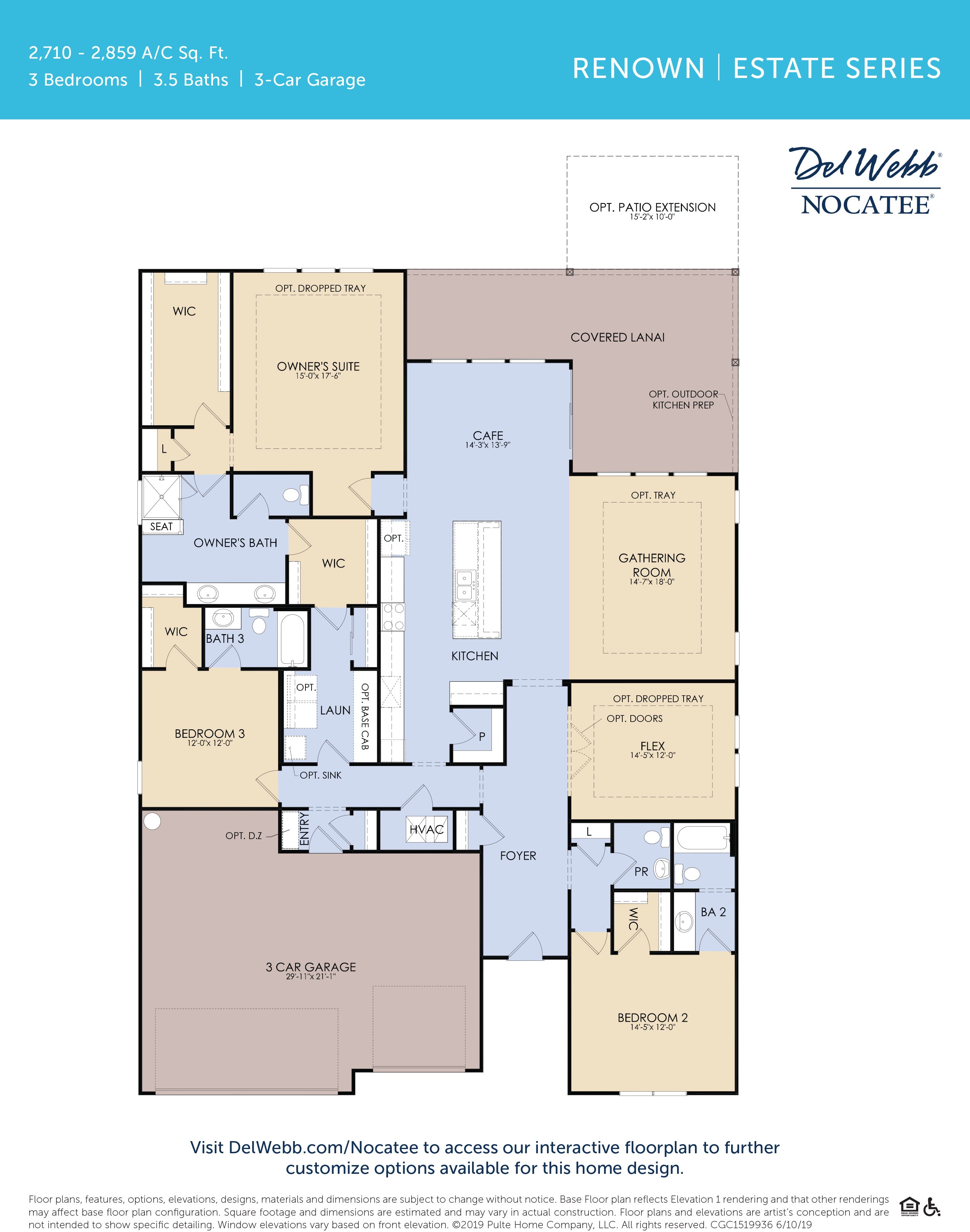Renown Floor Plan Del Webb Nocatee